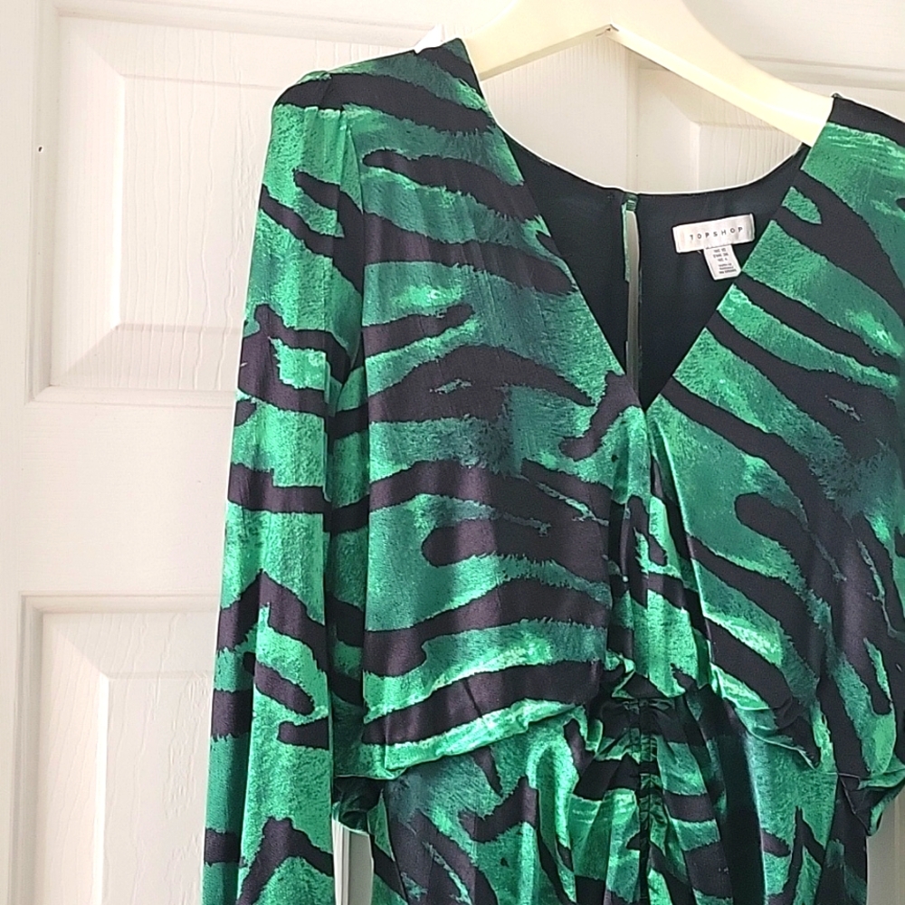 TOPSHOP  satin evening dress